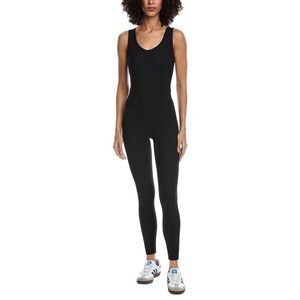 Year Of Ours Womens  Thermal Slope Onesie, Black